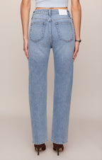 The Muse High-Rise Straight Denim