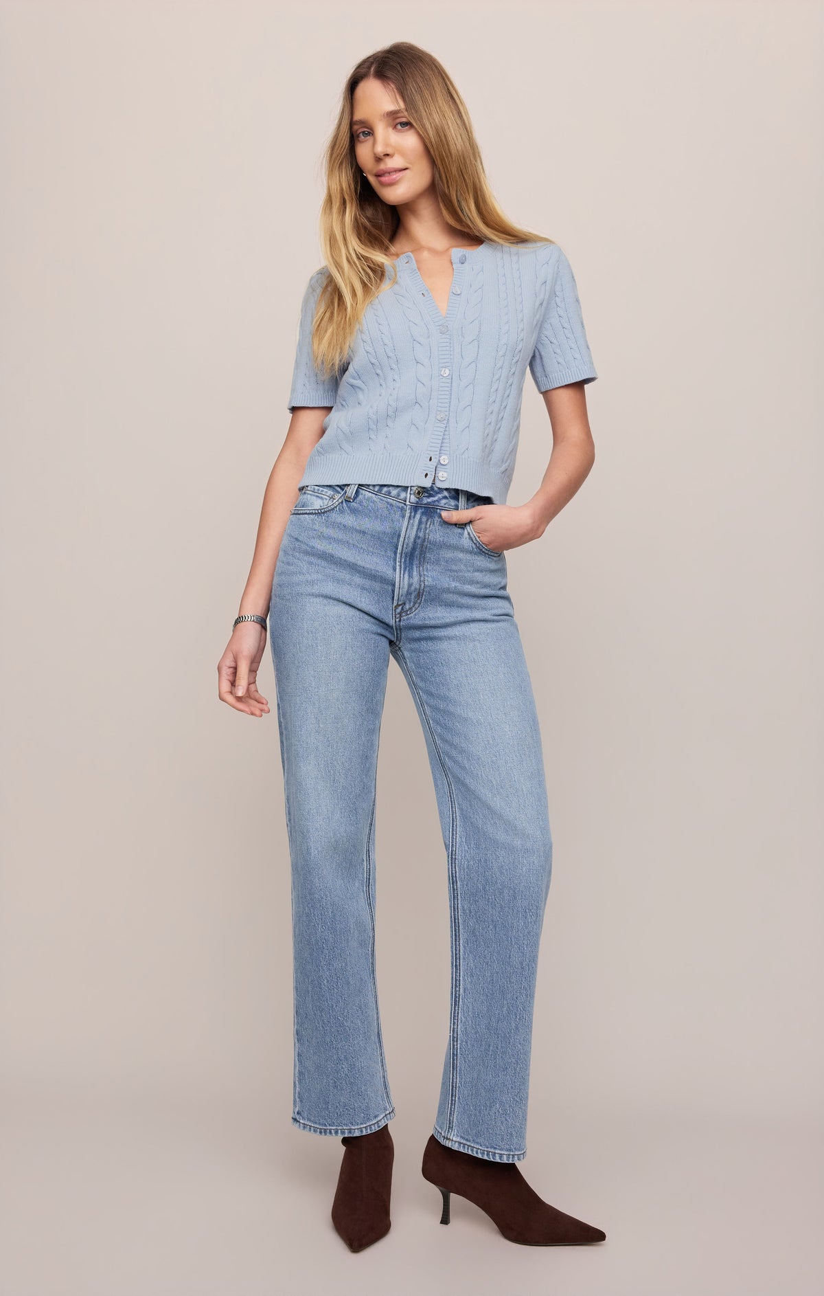The Muse High-Rise Straight Denim