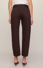 The Off Duty Mid-Rise Bowed Ankle Denim