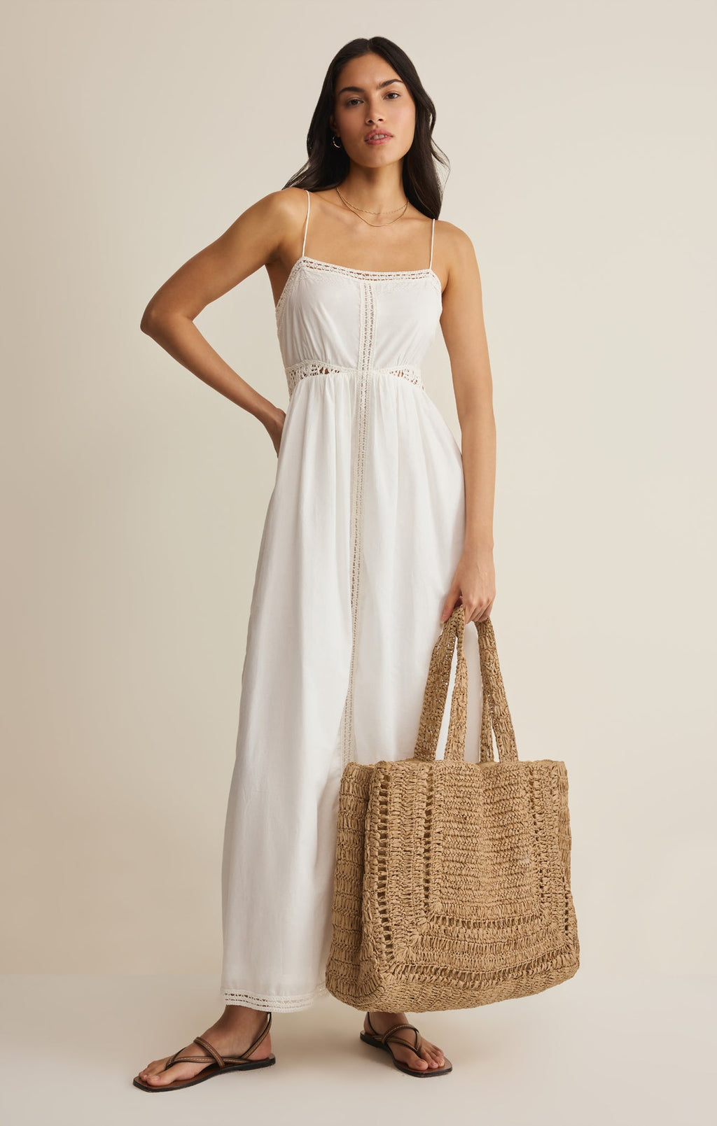 Hideaway Raffia Tote