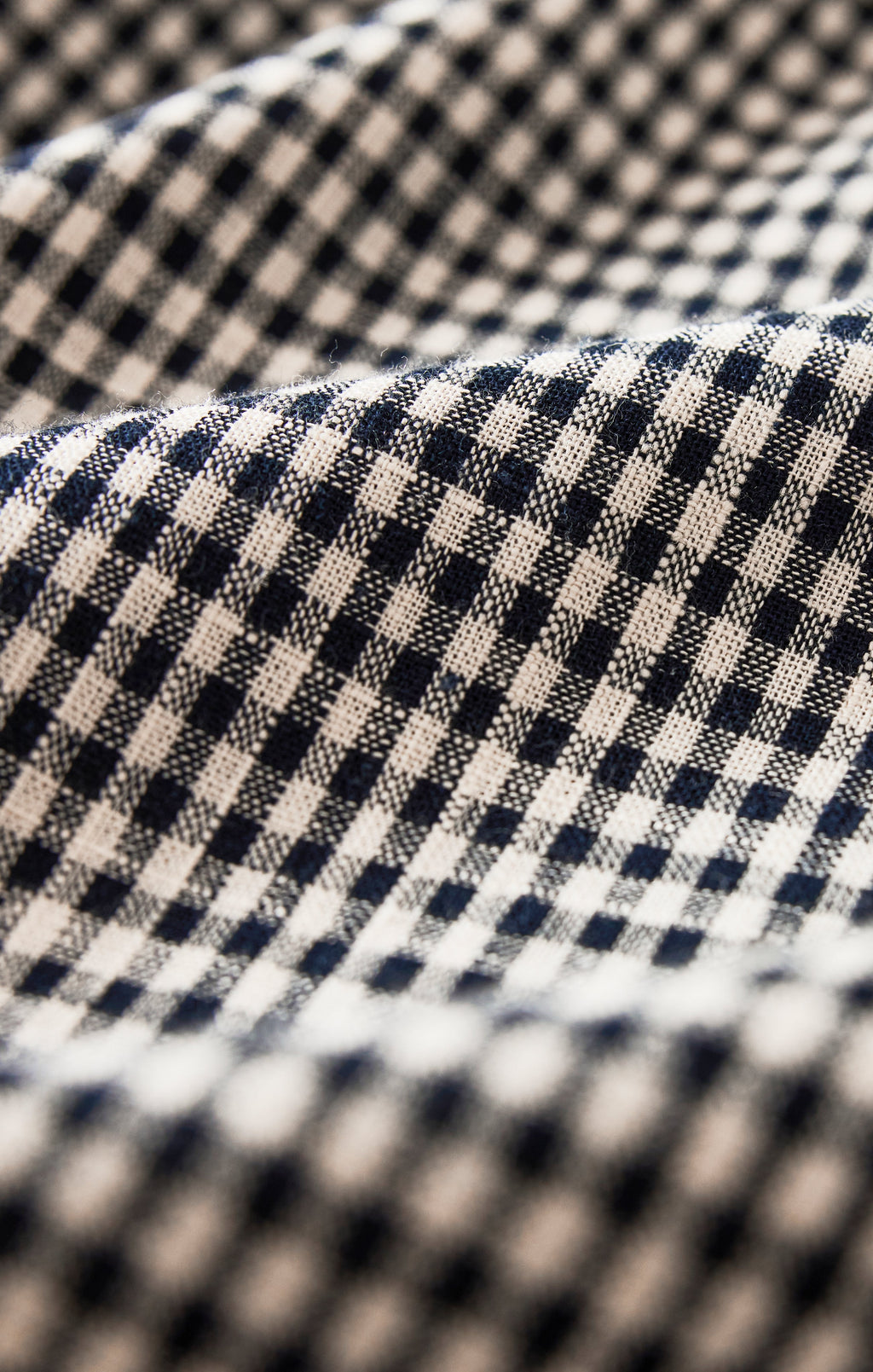 Rita Gingham Linen Mini Dress