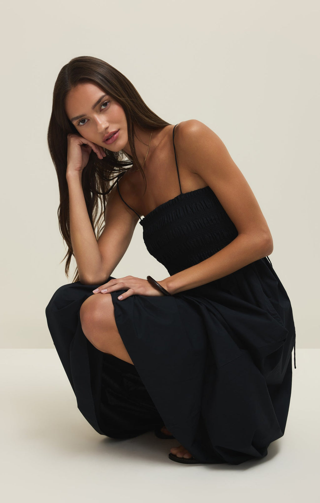 Cornelia Poplin Maxi Dress