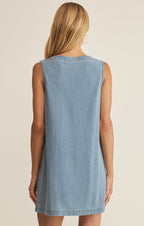 Solace Jersey Denim Mini Dress