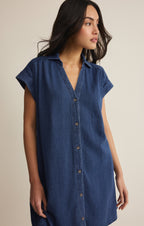 Shellbound Twill Dress