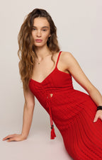 Sunda Crochet Maxi Dress