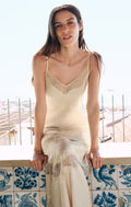 Bruna Lace Inset Midi Dress