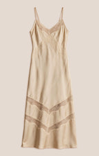 Bruna Lace Inset Midi Dress