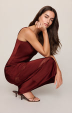 Bruna Lace Inset Midi Dress