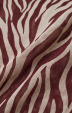 Sevilla Zebra Mesh Midi Dress