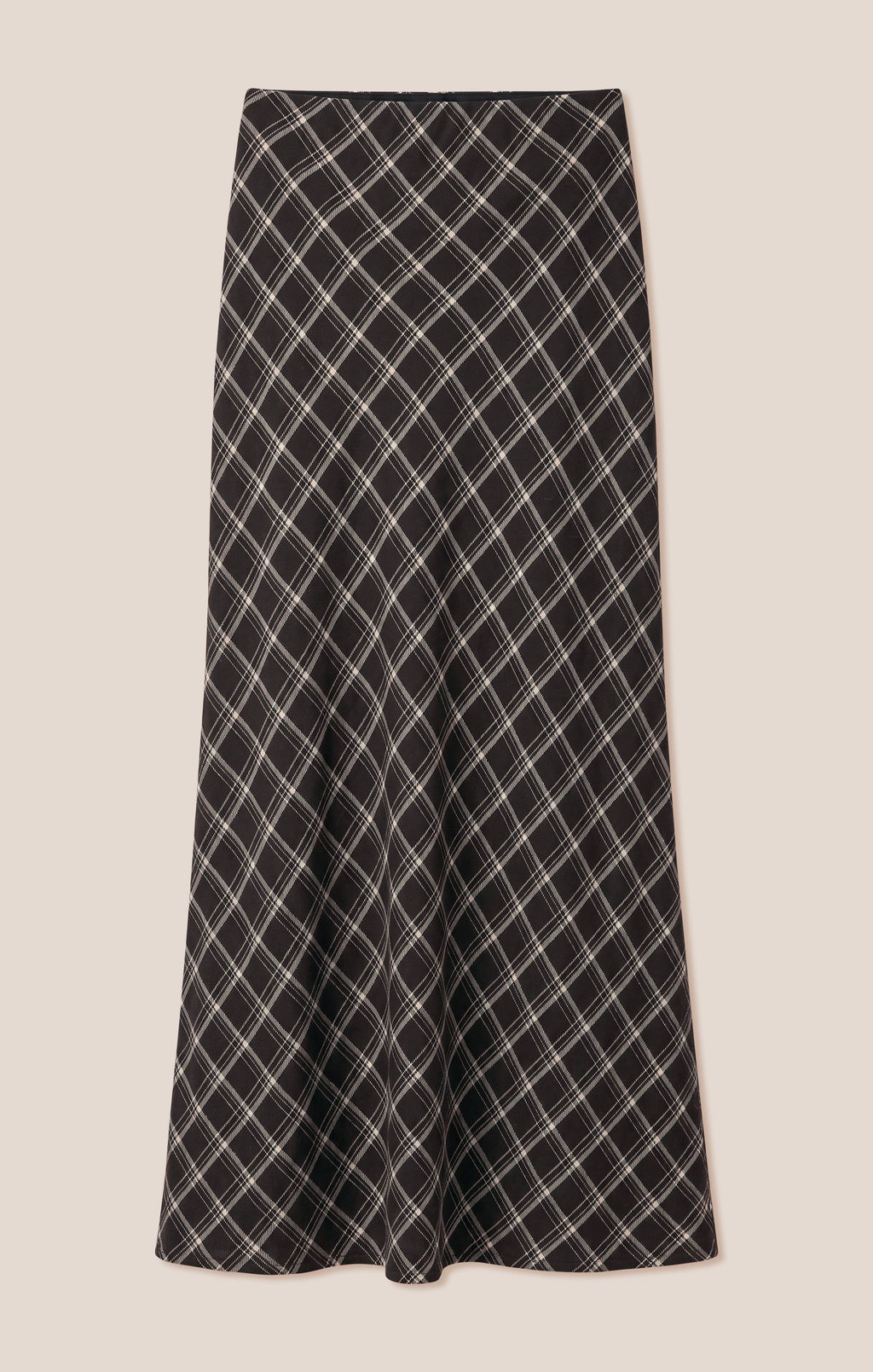 Europa Plaid Maxi Skirt