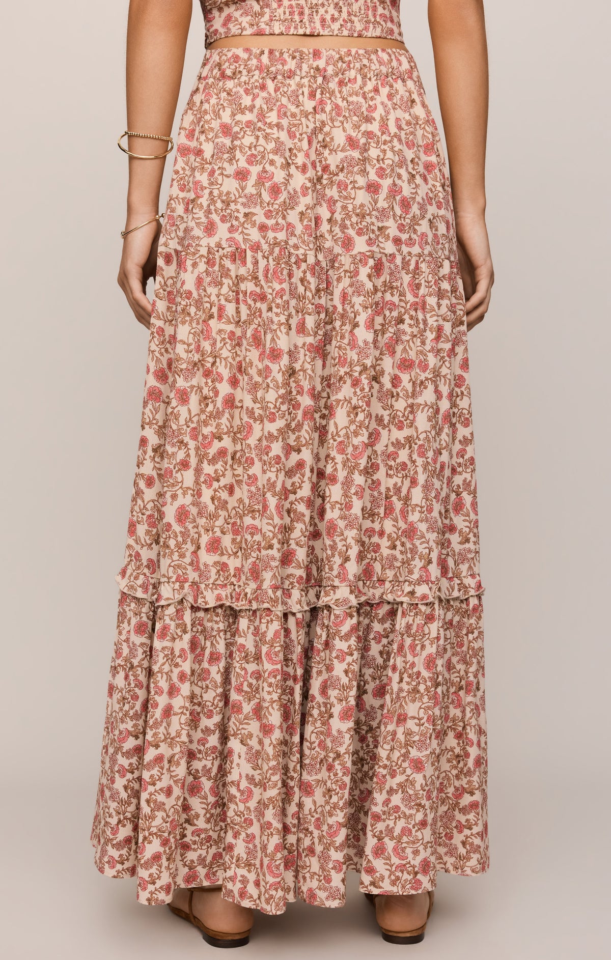 Mora Floral Maxi Skirt