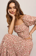 Mora Floral Maxi Skirt