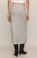 Cozy Moment Sweater Midi Skirt