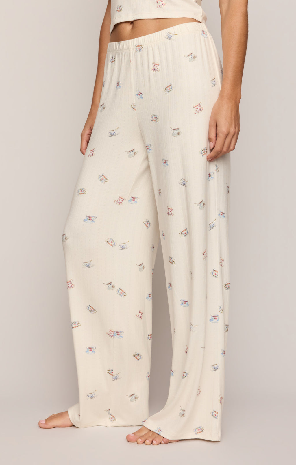 Tea Time Silky Pointelle Pant
