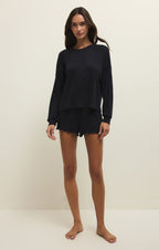 Dawn Smocked Silky Rib Short