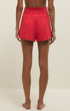 Dawn Smocked Silky Rib Short