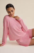 Dawn Smocked Silky Rib Short