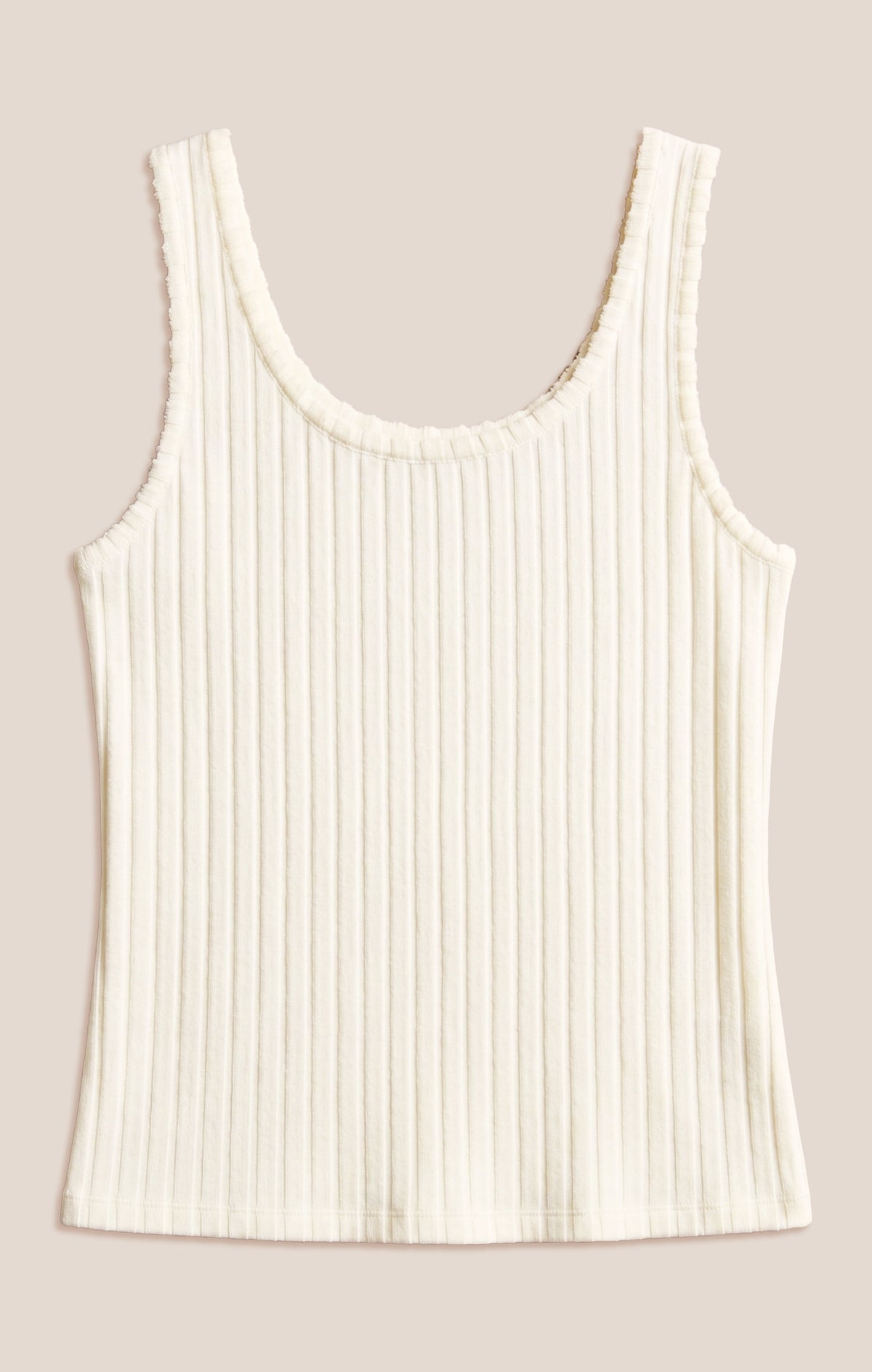 Double Scoop Silky Rib Tank