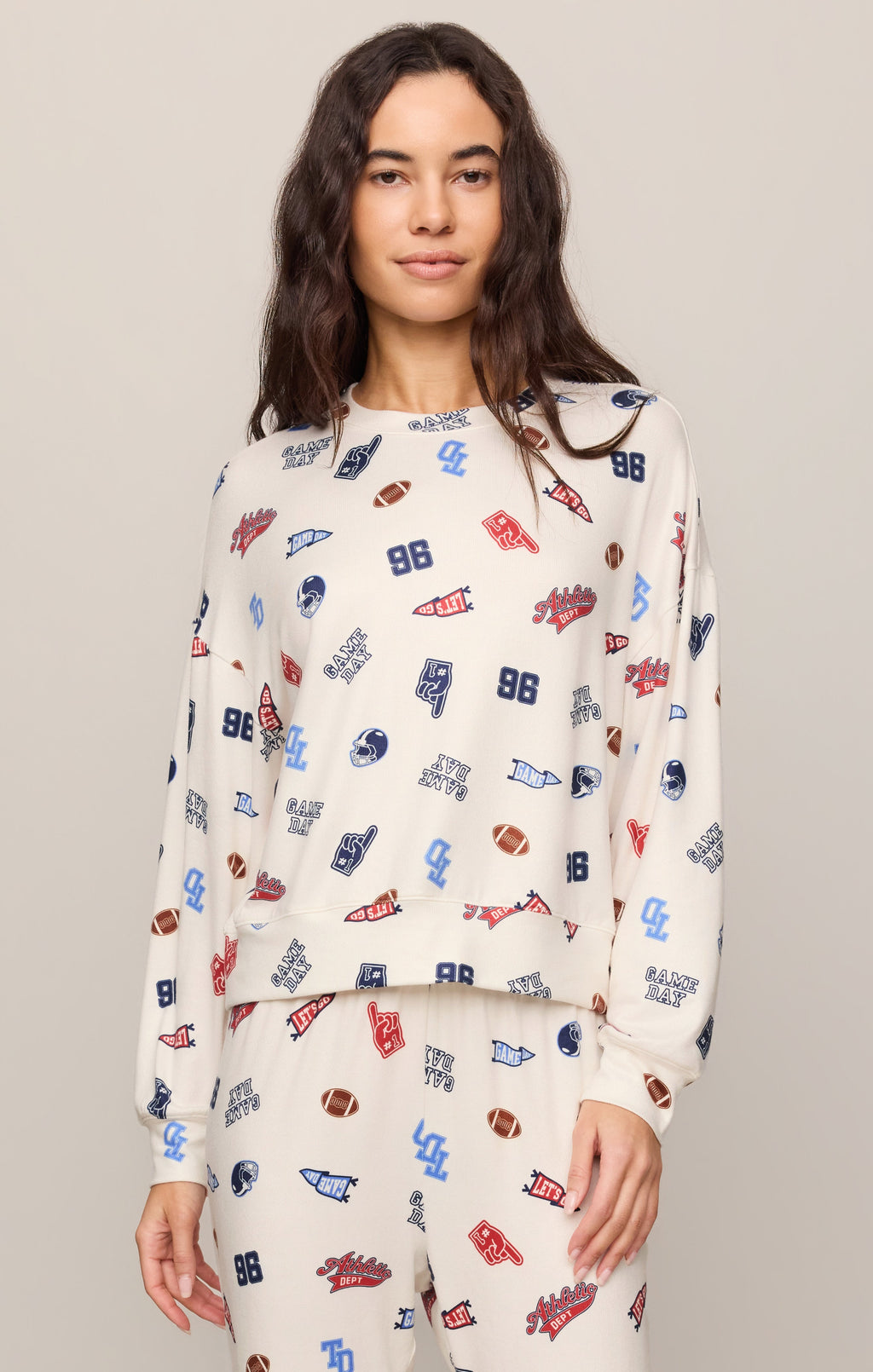 Varsity Silky Jersey Top