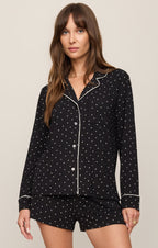 The Luxe Dot PJ Top