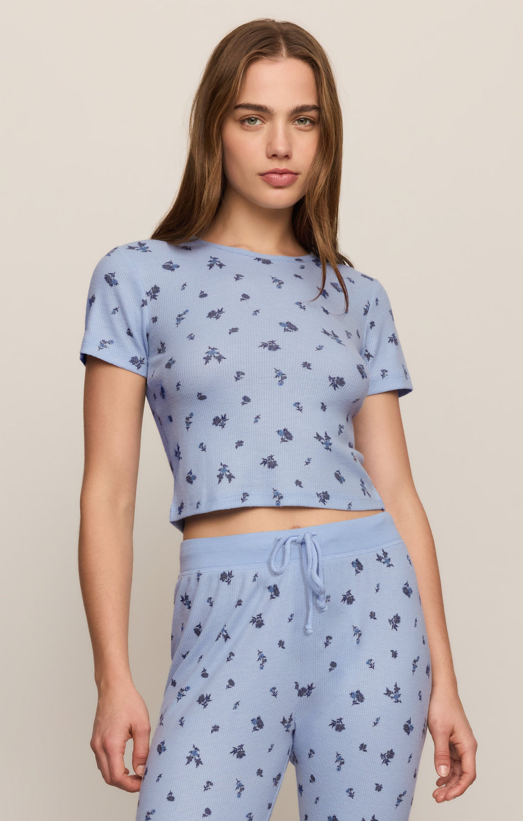 Floral Thermal Tee