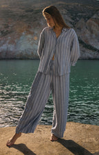 The Perfect Striped Linen Pant