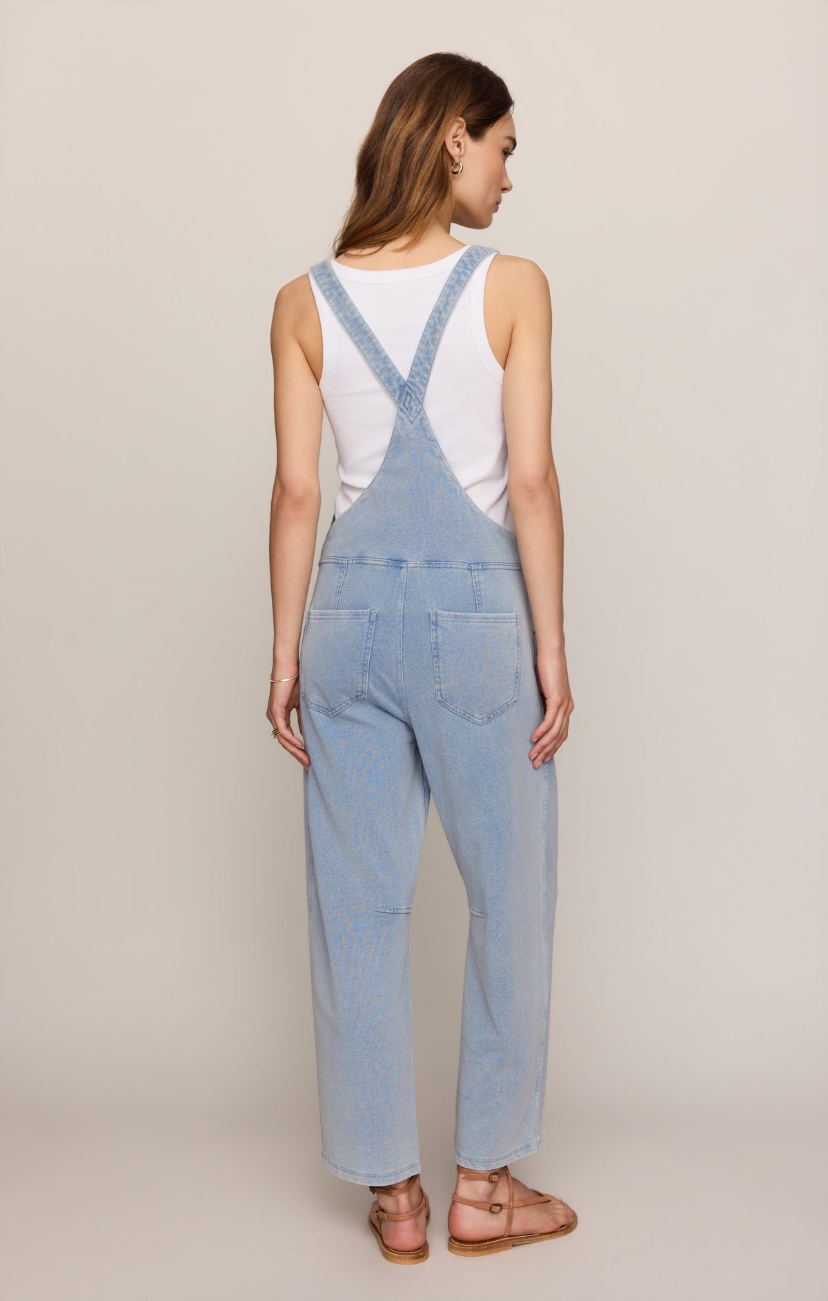 Pipeline Knit Denim Overalls