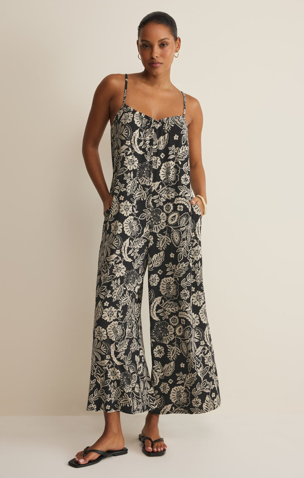 Day Off Luz Floral Jumpsuit