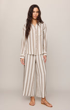 The Perfect Linen Striped Pant