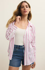 The Perfect Linen Striped Top