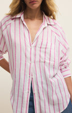 The Perfect Linen Striped Top