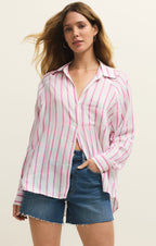 The Perfect Linen Striped Top