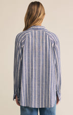 The Perfect Linen Striped Top