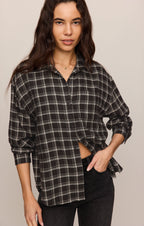 River Plaid Button Up