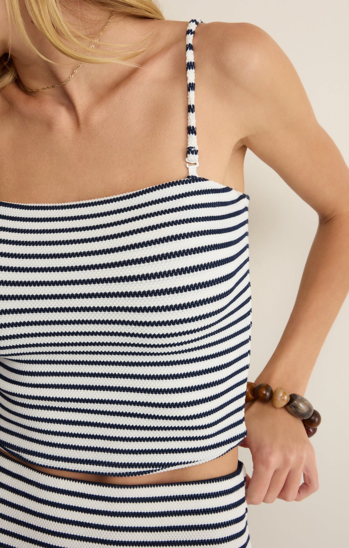 Caffari Stripe Tube Top Tank