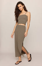 Caffari Stripe Tube Top Tank