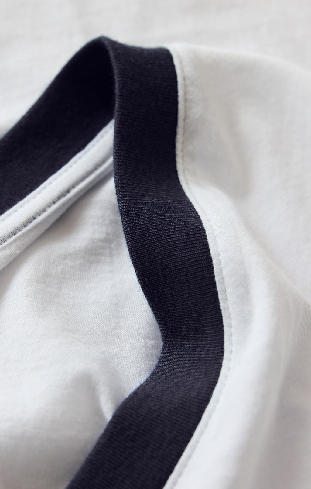 Modern Contrast V-Neck Tee
