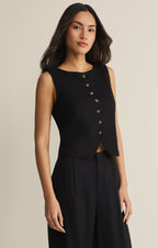 Roman Linen Vest
