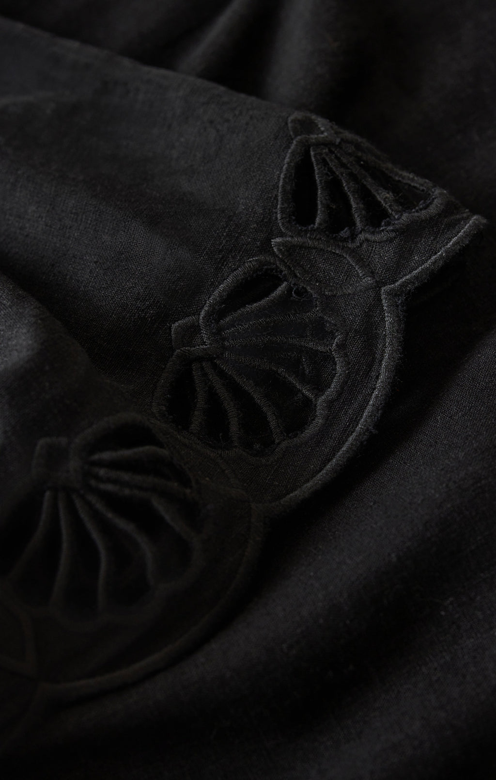 Charlene Embroidered Linen Top