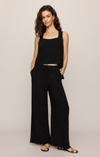 Charli Cropped Linen Tank