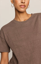 Sway Textured Cropped Tee