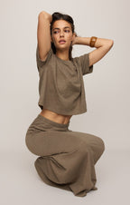 Sway Textured Cropped Tee