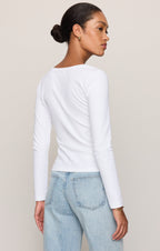 Greyson Scoop Long Sleeve Tee