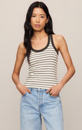 Rowe Striped Scoop Tank