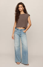 Flex Cropped Muscle Tee