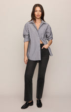 The Gallery Striped Button Up