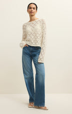 Hullen Diamond Crochet Sweater
