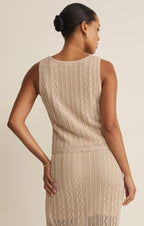 Glimmer Pointelle Tank