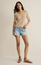 Adria Pointelle Cardigan