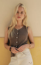 Syd Linen Knit Tank Vest